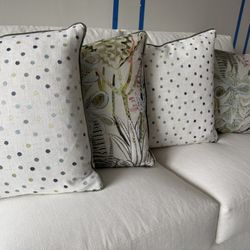 22” Throw Pillow Covers - qty 4