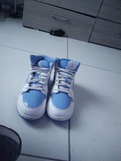 Blue Nike Air Jordans