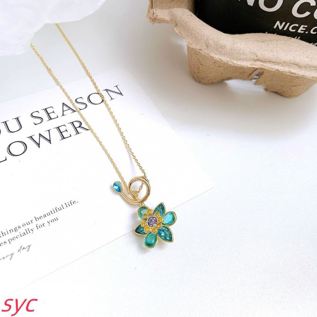 Swarovski Idyllia Flower Necklace