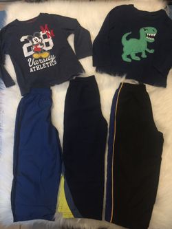 4t Boys pants/ long sleeves