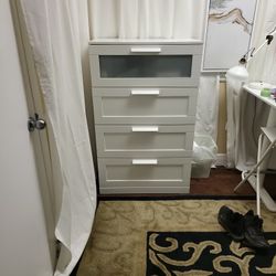 Ikea BRIMNES4-drawer chest, white dresser