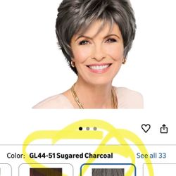 GABOR Royal Tease Layered Short Shag Wig by Hairuwear, Spring Luxury Collection, Average Cap