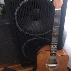 Trade Or Sale New Acoustic  Guitar Whit Amplifier Trade Or Sale