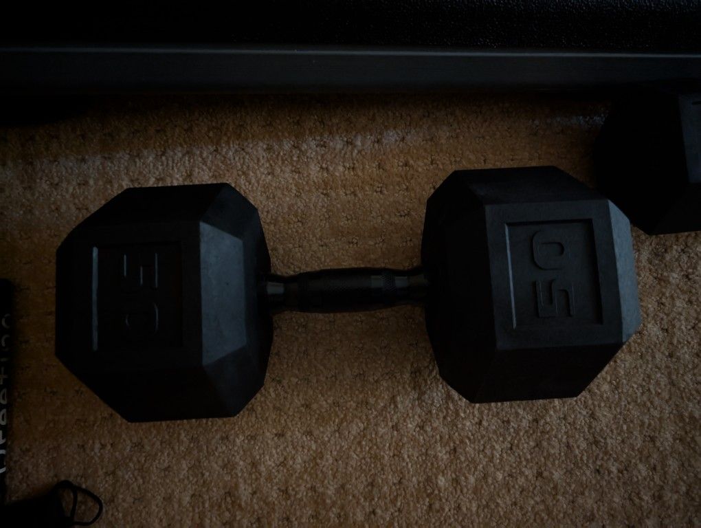 50lb CAP Dumbbell Pair