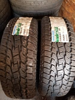 (2) TOYO OPEN COUNTRY A/T 2 P245/65/17 NEW TIRES