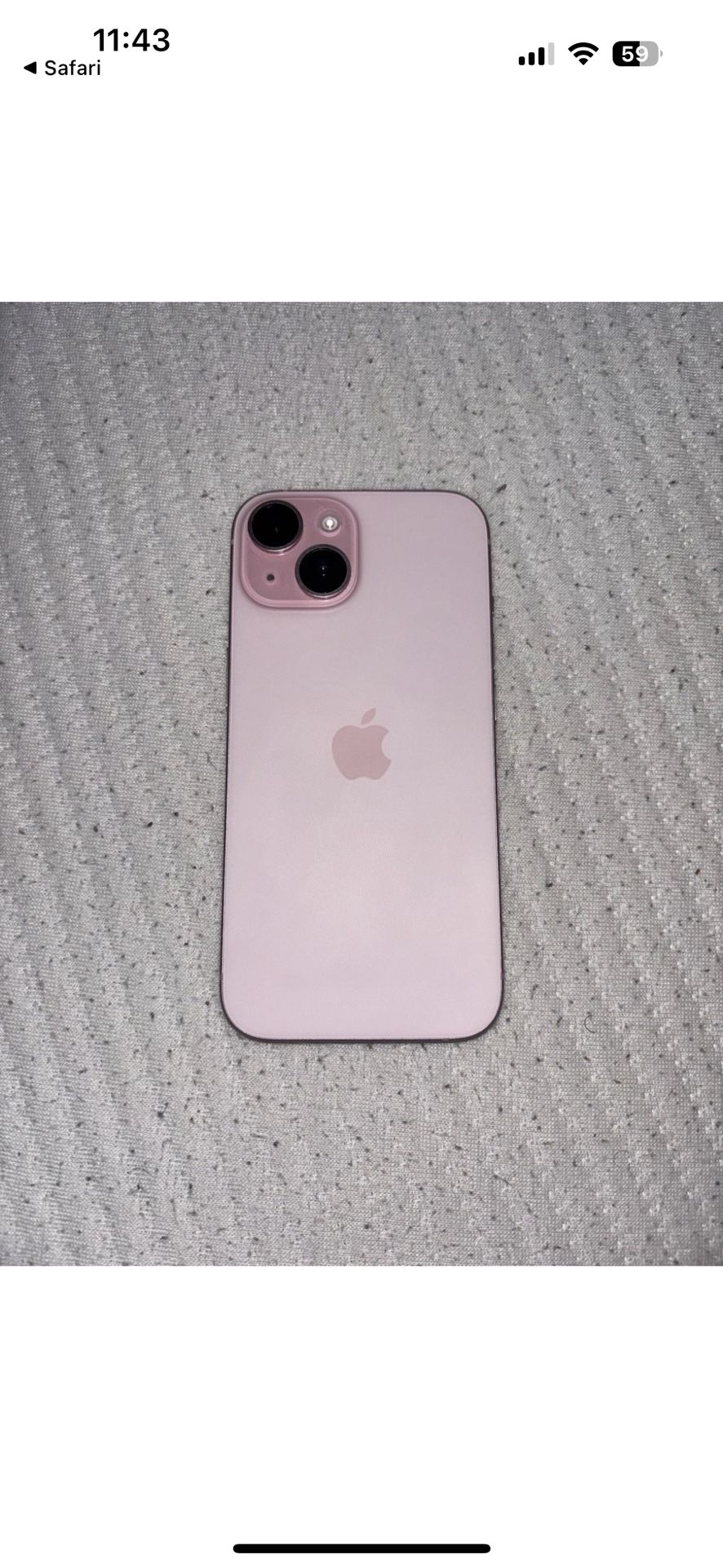 iPhone 15 Pink 