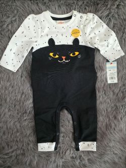 Cat & Jack Baby Cat Romper 3-6M