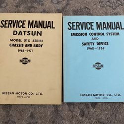 Datsun 510 Service Manuals 