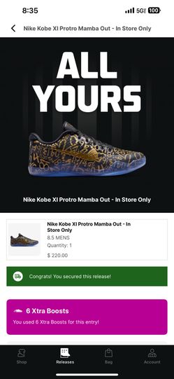 Nike Kobe Xl Protro “Mamba Out”