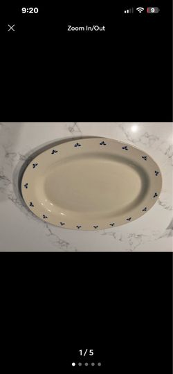 Vintage 18” Oval Serving Platter