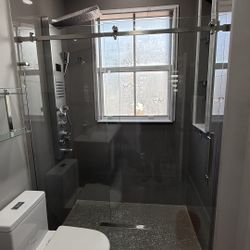 Puertas De Cristal De Showers . Slide Door