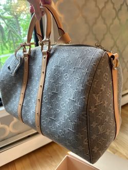 Louis Vuitton Monogram Denim Keepall Bandouliere