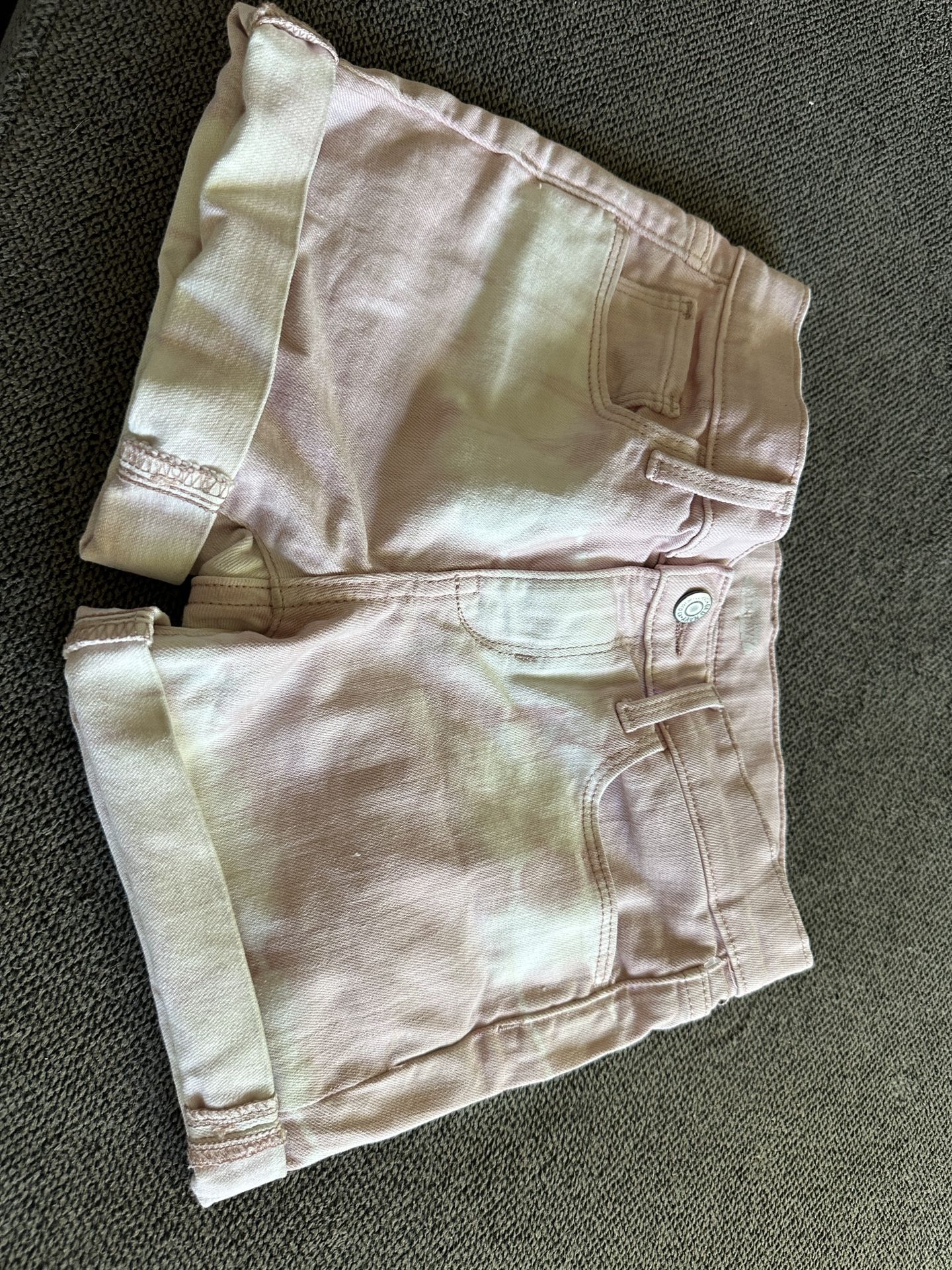 Old Navy Pink And White Denim Shorts $5