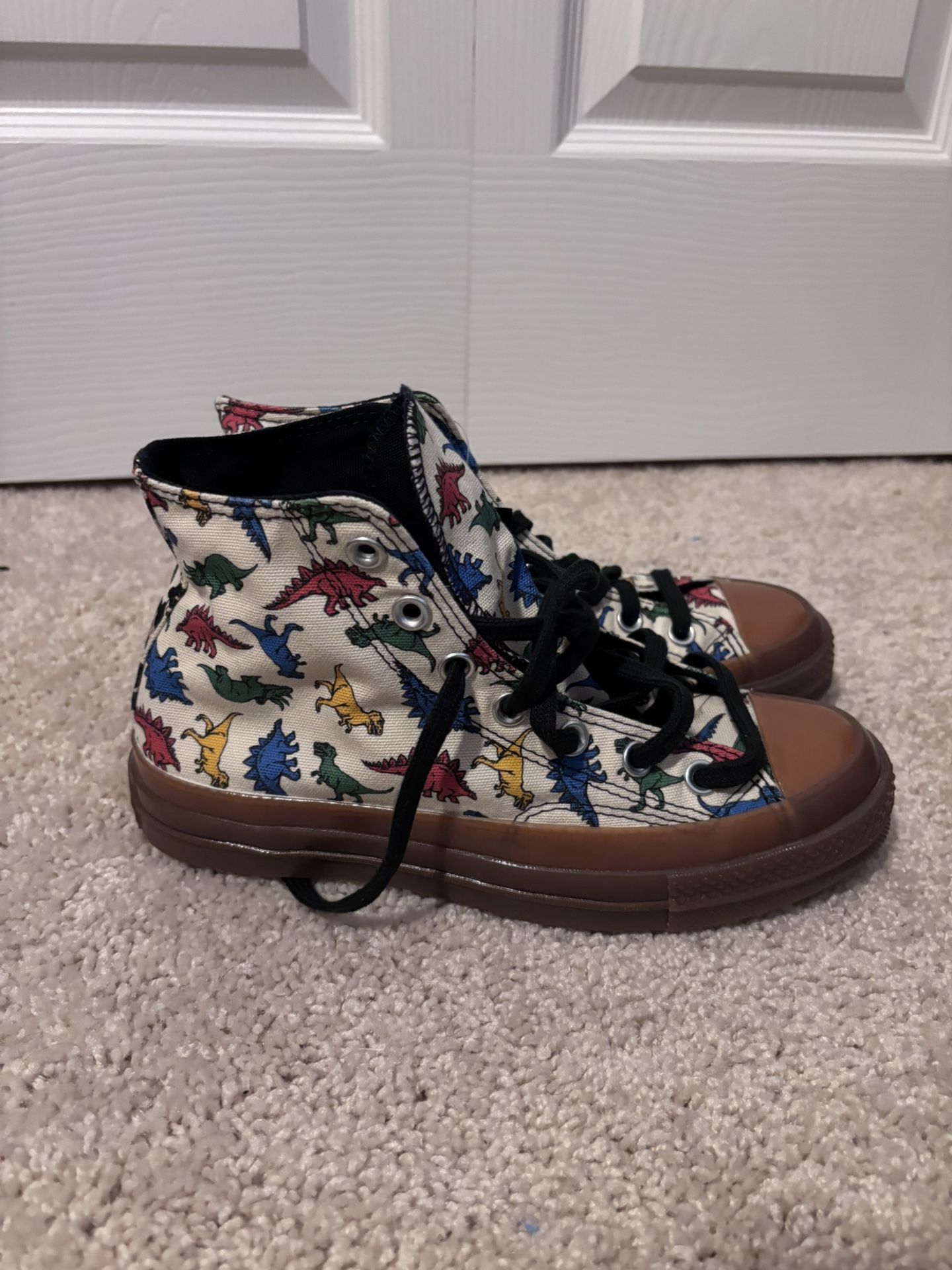 Converse Dinosaur Hi Top chuck Taylor Multi Color Shoes Sneakers