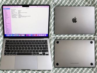 MacBook Air 13.6” M2 – 8GB RAM / 256GB SSD – Space Gray 2022