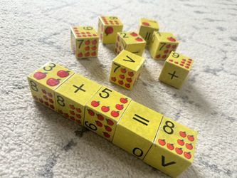 Math Numbers Cubes Game Stack Cubes