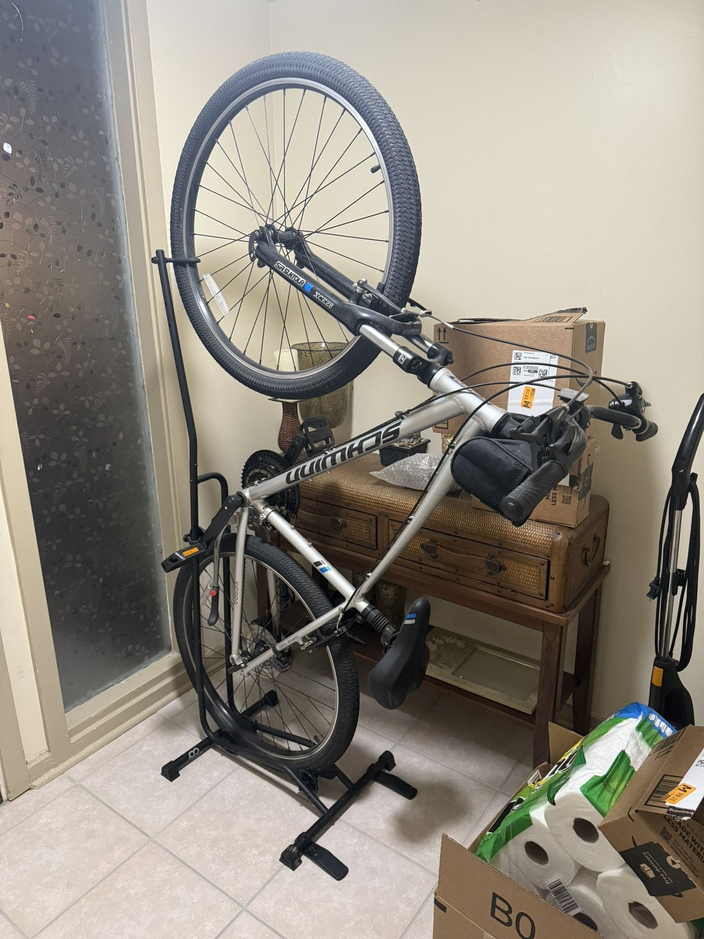 Barely Used Schwinn Bike and Stand