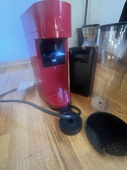 Nespresso VertuoPlus Coffee and Espresso Maker by De'Longhi, Cherry Red 