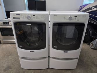 Maytag Front-Load Washer and Dryer Set