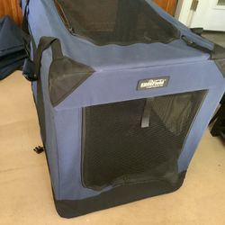 EliteField 3-Door Folding Soft Dog Crate with Carrying Bag