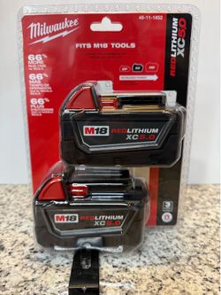 Milwaukee M18 RedLithium XC5.0 Battery 2-Pack