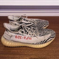 Yeezy Zebras Shoe (Size 9.5)
