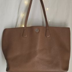 Tory Burch Robinson Tote, Camel Leather