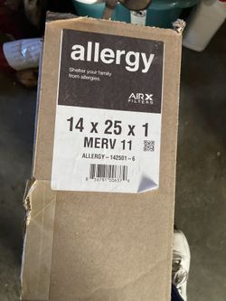 Furnace Filters 14 x 25 x 1 (7 Filters)