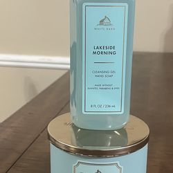 Lakeside Morning (BBW) Candle/hand Soap 