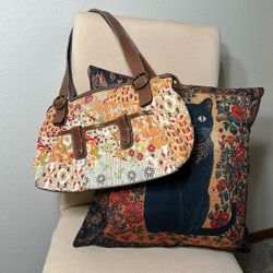 Relic Brand, Handcrafted Beautiful Fabric Purse 