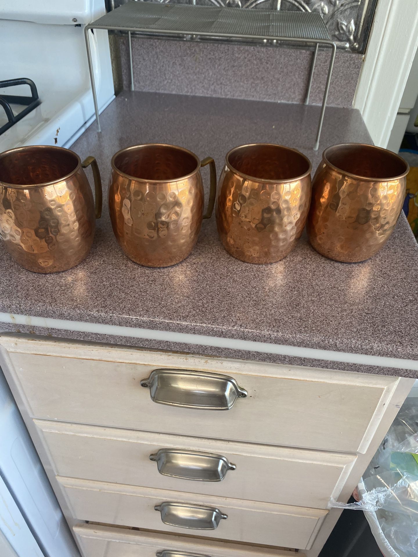 Bronze Moscow Mule Mugs 