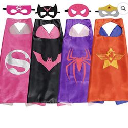 Cartoon hero Costumes Girl Capes and Masks / Halloween 