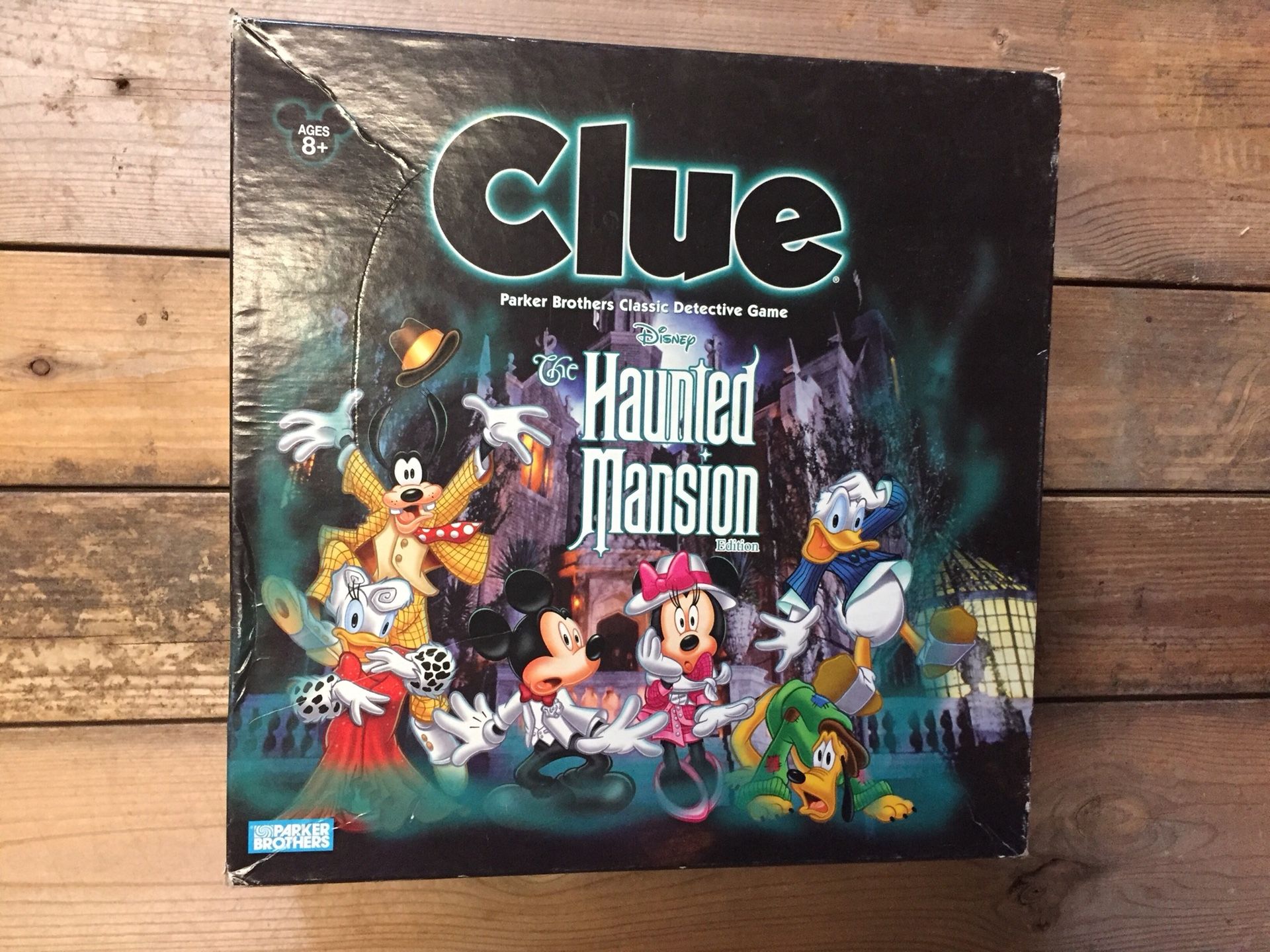 Parker Brothers Clue Haunted Mansion Disney Detective Game