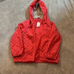 Pink Rain Jacket 4t