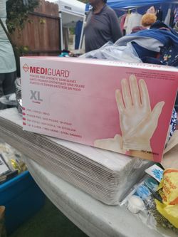 Powder free synthetic exam gloves
