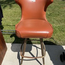 Luxury swivel bar stool with back Support