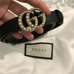 Gucci Pearl Belt