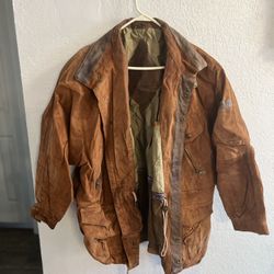Vintage Fox Run Leather Jacket