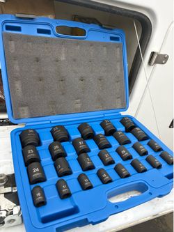 Impact socket set 1/2