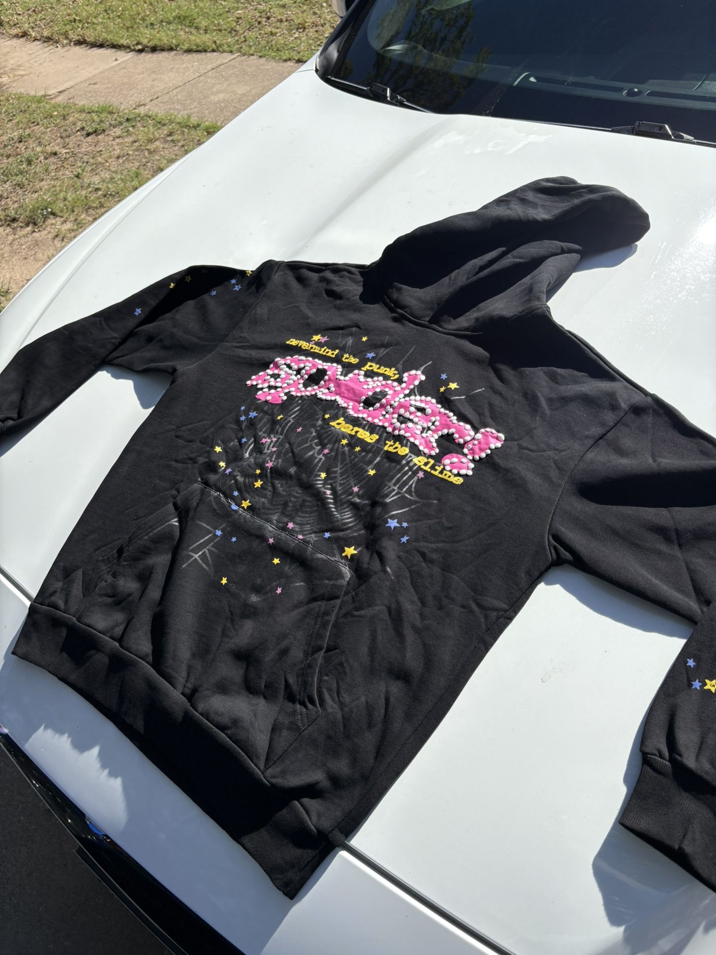 Sp5der P*NK Hoodie