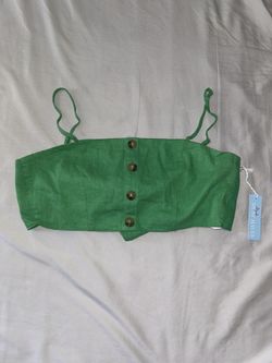 Buttoned Crop Top