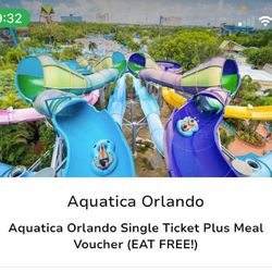 3 Aquatica Orlando Tickets For Sale 