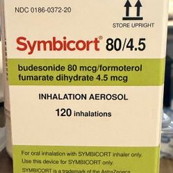Symbicort 80/4.5 Brand New Sealed 120 Inhalations $80 Each Have Two