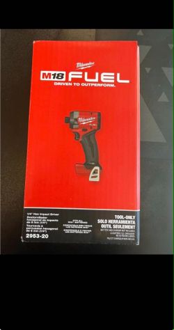 Milwaukee new 1/4" impact fuel 3 speeds
