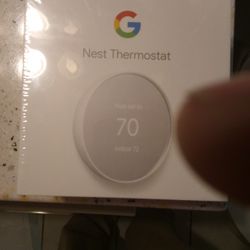 BRAND NEW GOOGLE NEST SNOW THERMOSTAT 