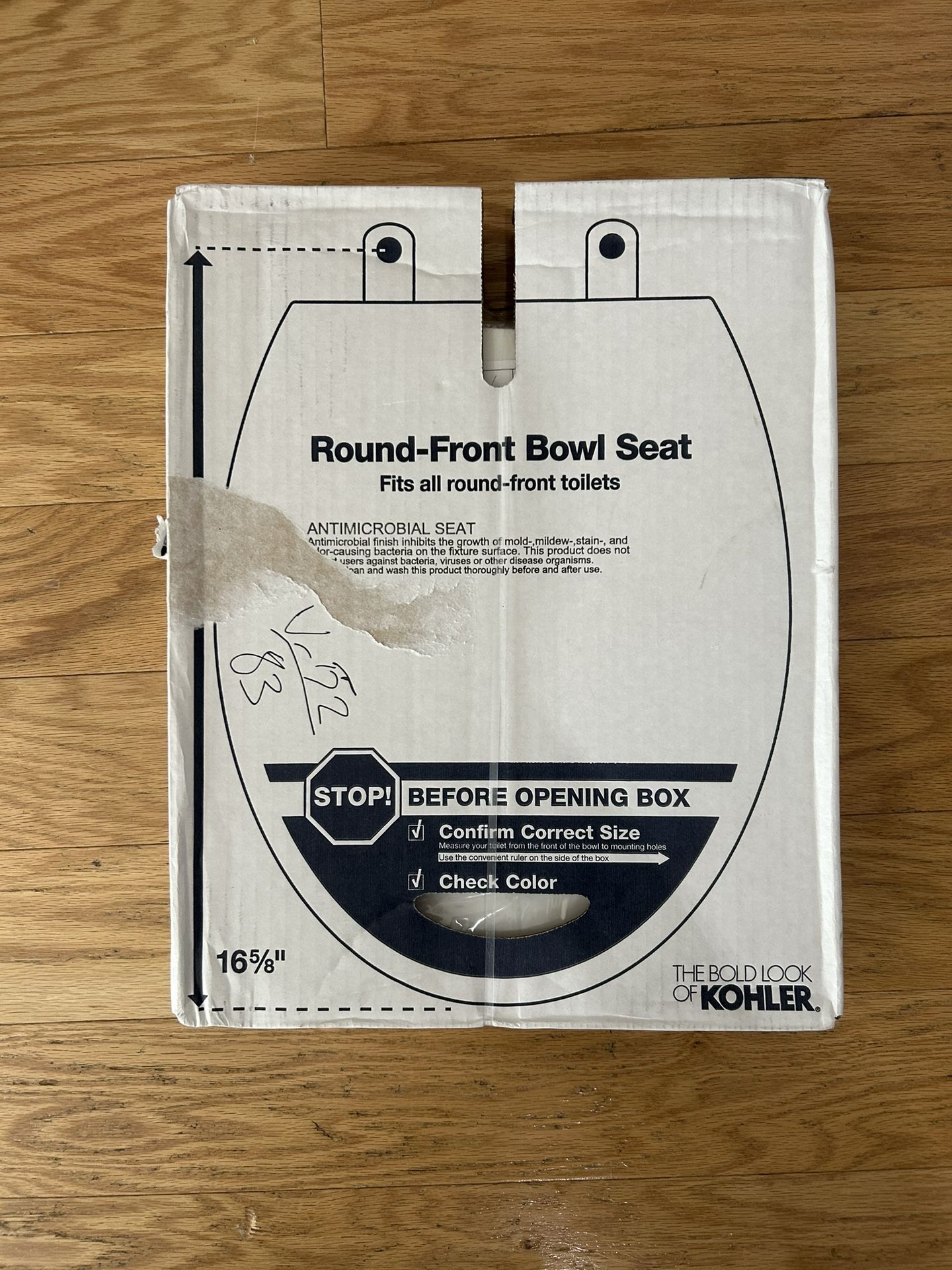 KOHLER Cachet ReadyLatch Round Toilet Seat – Soft Close, White (New)