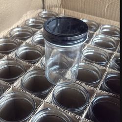 8oz glass jar brand new