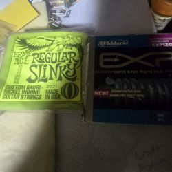 Brand new guitar strings