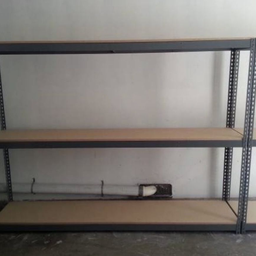 Industrial Shelving 96 in W x 18 in D NEW Boltless Warehouse and Garage Storage Rack Delivery Available