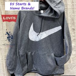 Name Brand Clothing, Jackets, Jeans, Socks, Shoes